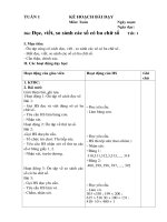 giáo án trọn bộ tuần 1 lớp 3