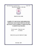 Nghiên cứu một số đặc điểm hình thái, chỉ số đầu mặt ở một nhóm người việt độ tuổi từ 18 25 có khớp cắn bình thường và khuôn mặt hài hòa  tt 