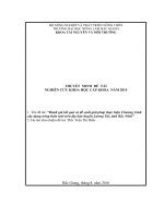 Đánh giá thực trạng xây dựng nông thôn mới trên địa bàn huyện lương tài