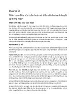 Chương 18 Thần kinh điều hòa tuần hoàn và điều chỉnh nhanh huyết áp động mạch