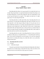 chủ đề 3 hoạt động và nhận thức 