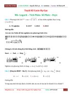 sử dụng máy tính cầm tay giải toán THPT