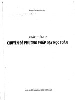 Chuyên đề phương pháp dạy học toán 