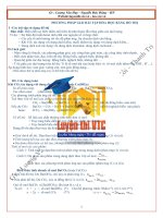 PP GIẢI bài TOÁN đồ THỊ hóa học  2017