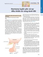 CHƯƠNG 76 Hormone tuyến yên và sự điều khiển từ vùng dưới đồi