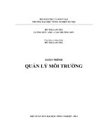 Giáo trình quản lý môi trường