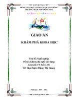 Giáo án mầm non khám phá khoa học   GV  đặng thị giang 