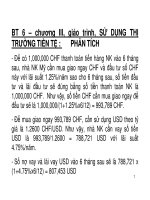 Giai bai tap chuong 3+4 Tài Chính Doanh Nghiệp