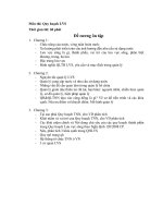 De cuong quy hoach va QL TNN