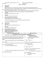 giáo án vật lý 12 cơ bản