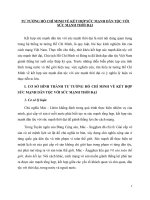 TƯ TƯỞNG hồ CHÍ MINH về kết hợp sức MẠNH dân tộc với sức MẠNH THỜI đại