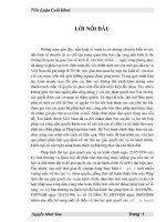 Tiểu luận Thẩm quyền của tòa án trong việc giải quyết các vụ án hành chính