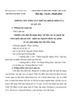 Nghiên cứu tính đa dạng thực vật bậc cao có mạch tại vườn quốc gia pù mát   nghệ an, nguyên nhân suy giảm và các giải pháp bảo tồn bền vững (tt) 