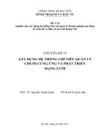 2013 CD 15 xay dung chi so ve quan ly chuoi cung ung va phat trien mang luoi quan 