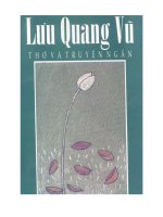 Lưu quang vũ   thơ và truyện ngắn phần 1   lưu khánh thơ (biên soạn) 