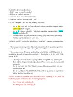 Cách trả lời câu hỏi phủ định, câu hỏi đuôi