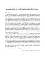 Đánh Giá Năng Lực Cạnh Tranh Của Các Quốc Gia Bằng Chỉ Số Hiệu Suất Công Nghiệp Cạnh Tranh Của Unido