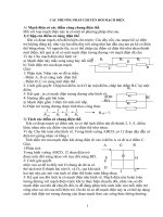 phương pháp giải bài tập mạch điện, thấu kính, mắt THCS