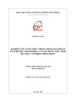Nghiên cứu giao thức MQTT(Message Queue Telemetry Transport) và ứng dụng thu thập dữ liệu cảm biến theo MQTT (tt)