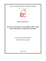 Đề xuất giải pháp IPVPN trên công nghệ MPLS cho mạng Mobifone Global (LV thạc sĩ)