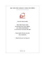 Phát hiện trạng thái người tham gia giao thông dựa trên smartphone và xây dựng ứng dụng hỗ trợ (tt)