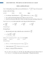 (TOÁN) 250 CÂU VẬN DỤNG CAO KÈM ĐÁP ÁN CHI TIẾT