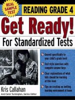 Tests   get ready for standardized tests   reading   grade 4 