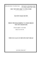 Phân tích dao động và chuẩn đoán vết nứt dầm FGM (tt)