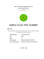 Đánh Giá Hiện Trạng Công Tác Quản Lý Rác Thải Sinh Hoạt Tại Thị Trấn Sơn Dương, Tỉnh Tuyên Quang