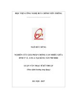 Nghiên cứu giải pháp chống can nhiễu giữa DVBT và LTEA tại băng tần 700 Mhz (LV thạc sĩ)