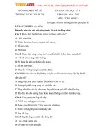 Đề thi học kì 2 môn Công nghệ lớp 9 trường THCS Long Hưng, Sóc Trăng năm học 2016  2017 