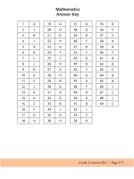 Grade 4   math   tennessee 09   practice test   answers 