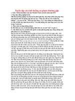 Tuyển tập các tình huống sư phạm thường gặp