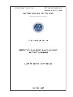 Phân tích dao động và chuẩn đoán vết nứt dầm FGM (LA tiến sĩ)