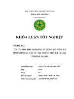 Tối Ưu Hóa Thu Gom Rác Sử Dụng Mô Hình Và Phô Phỏng Đa Tác Tử Tại Thành Phố Hà Giang, Tình Hà Giang