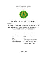 Phân Lập Và Tuyển Chọn Vi Sinh Vật Phân Giải Lân Từ Đất Phù Sa Chua Tại Huyện Phù Cừ, Tỉnh Hưng Yên