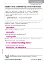 Grammar and writing practice book   grade 4   TM 180p 
