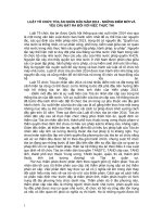 LUẬT TỔ CHỨC TÒA ÁN NHÂN DÂN NĂM 2014  NHỮNG ĐIỂM MỚI VÀ YÊU CẦU ĐẶT RA ĐỐI VỚI VIỆC THỰC THI