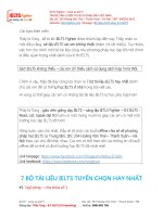 01   7 bộ tài LIỆU IELTS HAY NHẤT DÀNH CHO mọi NGƯỜI 