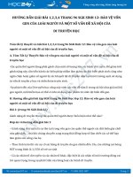 Giải bài tập di truyền học SGK sinh 12 (tiếp theo)