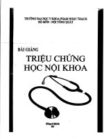 bg trieu chung hoc noi khoa pham ngoc thach