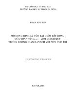 Mở rộng định lý tồn tại điểm bất động của toán tử (k,uo)   lõm chính quy trong không gian banach với nón cực trị 