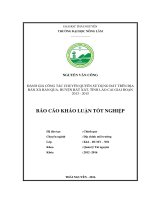 Đánh giá công tác chuyển quyền sử dụng đất trên địa bàn xã bản qua   huyện bát xát  tỉnh lào cai giai đoạn 2013   2015 