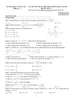 3 de thi thu THPT co dap an 