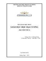 Giáo dục học đại cương
