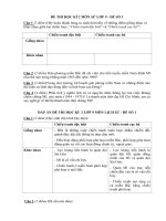 Đề thi học kì 2 môn Lịch sử lớp 9  Đề số 1 
