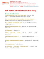 Cụm từ cực hay cho IELTS writing   IELTS fighter 