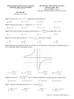 DE THI THU 12 NOP HDBM   THPT NGUYEN HIEN 