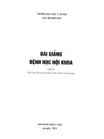 Bai giang benh hoc noi khoa t2 tran ngoc an năm 2011