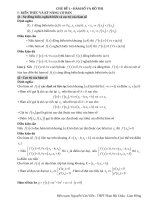 Đề cương ôn thi THPT quốc gia 2017 môn toán trường THPT phan bội châu 